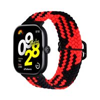 Correa de Nylon Para Redmi Watch 4 Bicolor Rojo