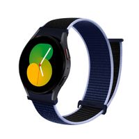 Correa de Nylon Para Samsung Galaxy Watch 4 y 5 Azul Bicolor