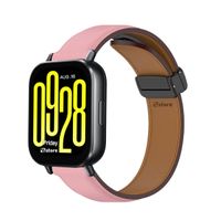 Correa de Cuero Para Redmi Watch 5 Active Magnético Rosado