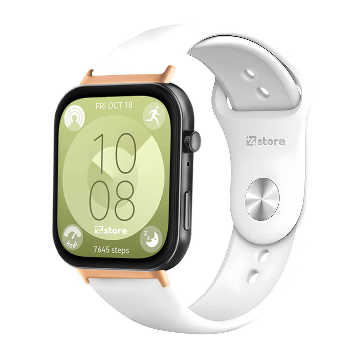 Correa Para Huawei Watch Fit 3 Broche Gold Rose Blanco