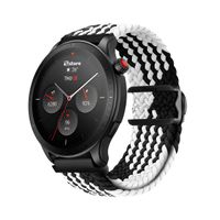Correa de Nylon Para Amazfit GTR4 Negro Bicolor