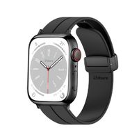 Correa Para Apple Watch Broche Magnético 42-44-45-49mm Black Negro