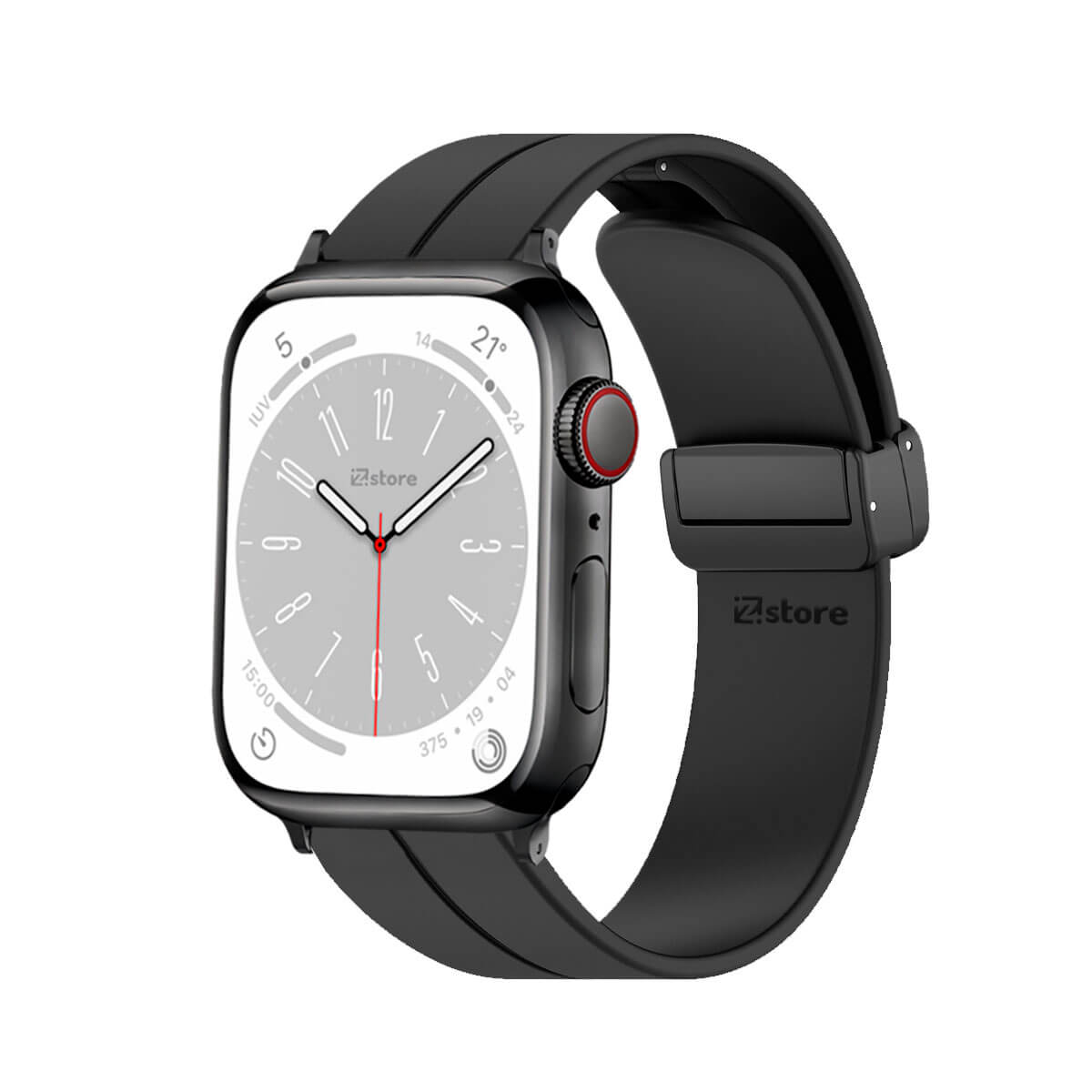 Correa Para Apple Watch Broche Magnético 42-44-45-49mm Black Negro