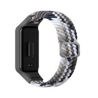 Correa de Nylon Para Amazfit Band 7 Gris Tricolor