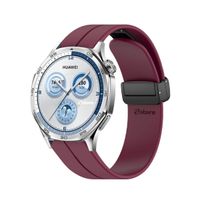 Correa Para Huawei Watch GT5/GT5 Pro 46mm Broche Magnético Vino