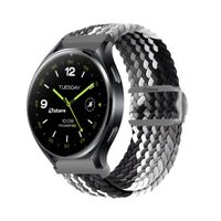 Correa de Nylon Para Xiaomi Watch 2 / 2 Pro Gris Tricolor