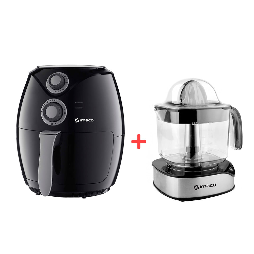 Combo Freidora de Aire 2.6L AF2614 + Exprimidor de cítricos CP2512I Imaco (EYH
