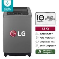 Lavadora WT13BPBK 13kg Smart Motion Carga Superior Negro Claro LG
