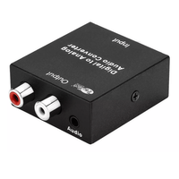 Conversor Audio Optico Coaxial A Rca Plug 3.5mm Trautech