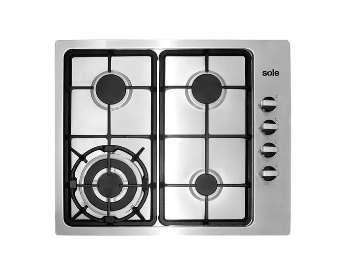 Cocina a Gas Empotrable Sole SOLCO036 4 Hornillas (MEGA IMPORT)