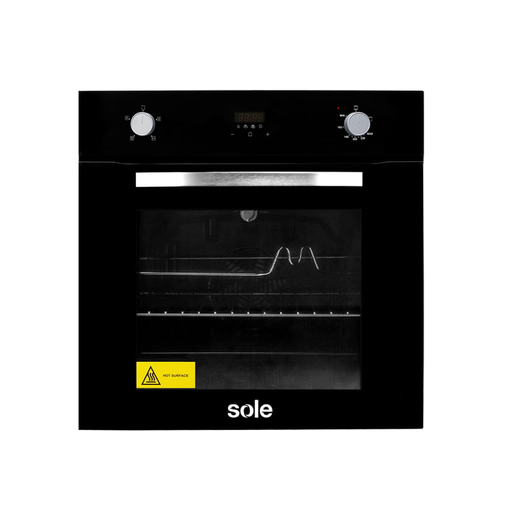Horno Empotrable SOLHO021V2 - A Gas GLP Convector Rosticero 60cm 70L Sole (MUNDO ELECTRONICO)