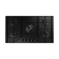 Cocina Encimera a Gas Sole SOLCO067 con 5 Quemadores Italianos SABAF, Parrillas de Hierro Fundido (M