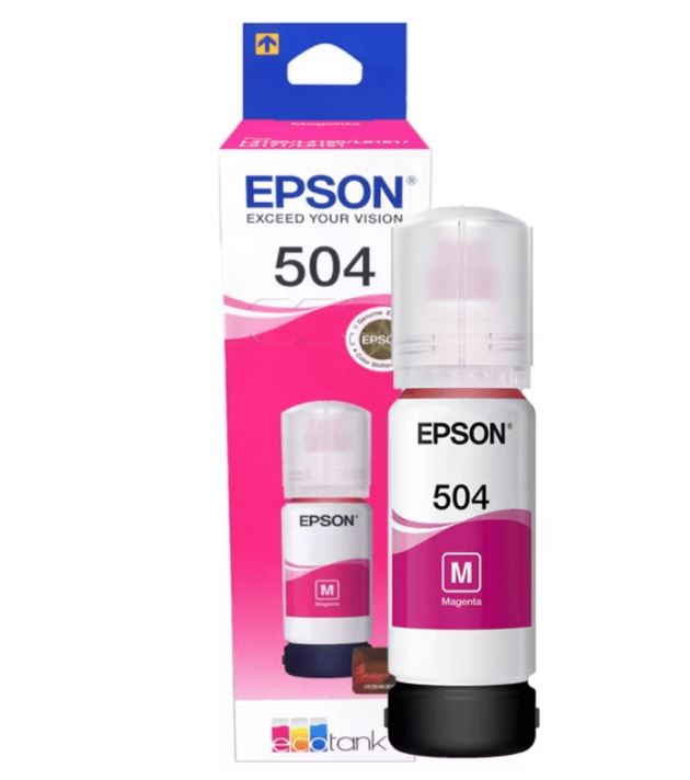 EPSON T504 – BOTELLA DE TINTA MAGENTA 65 ML