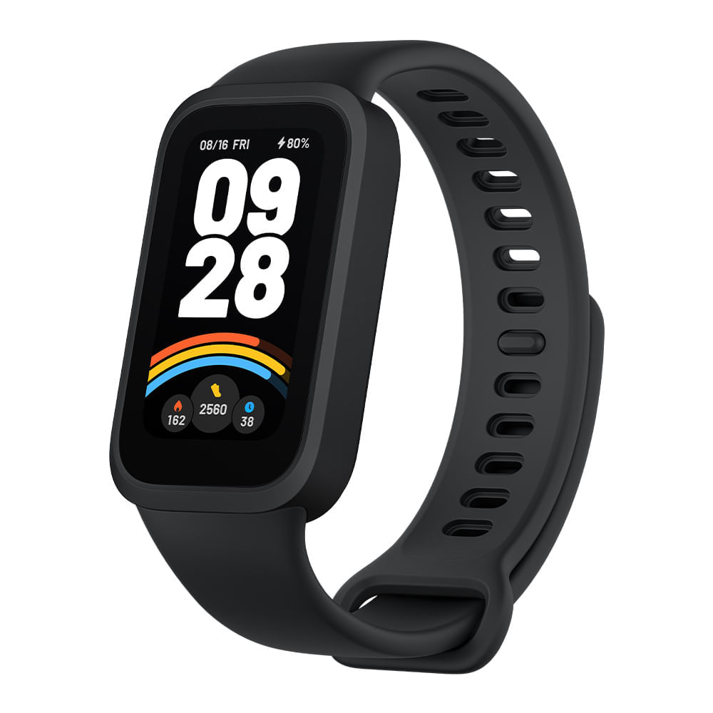 Smartband Xiaomi Band 9 Active pantalla 1.47"", resistente al agua 5ATM, 50 modos deportivos, negro