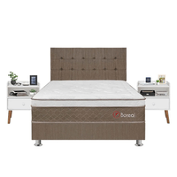 Dormitorio Boreal 2 Plazas + Velador Fer Blanco