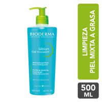Gel Purificante Facial Sébium Moussant Bioderma - Frasco 500 ML