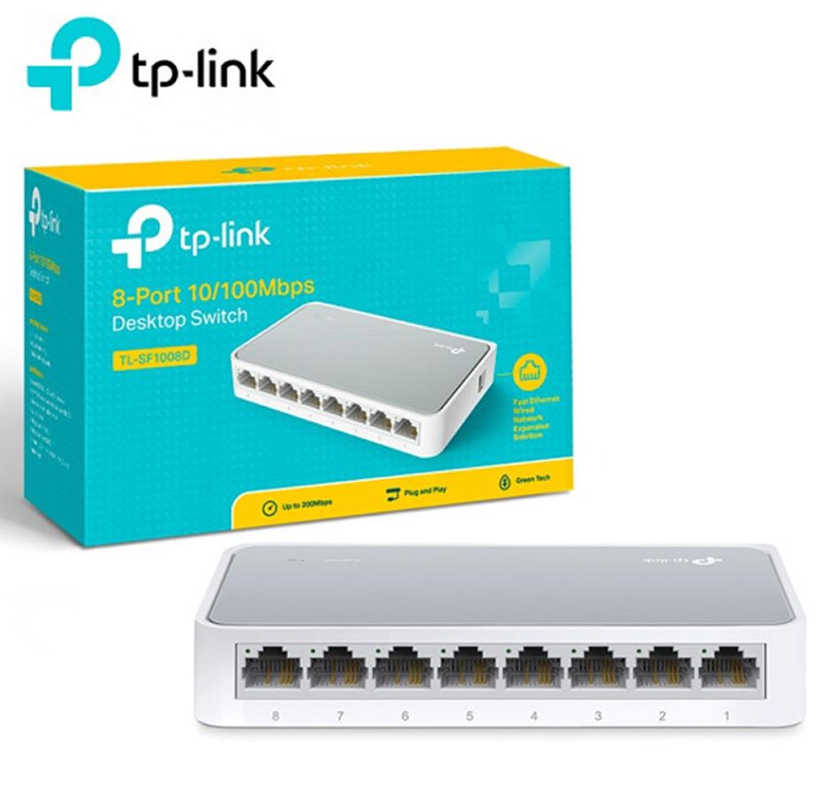 SWITCH TP-LINK TL-SF1008D 8 PUERTOS