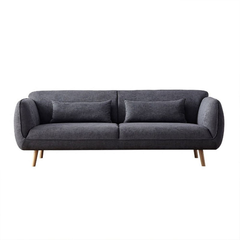 Sofá Vintage Kane 3 Cuerpos Rabhé Plomo