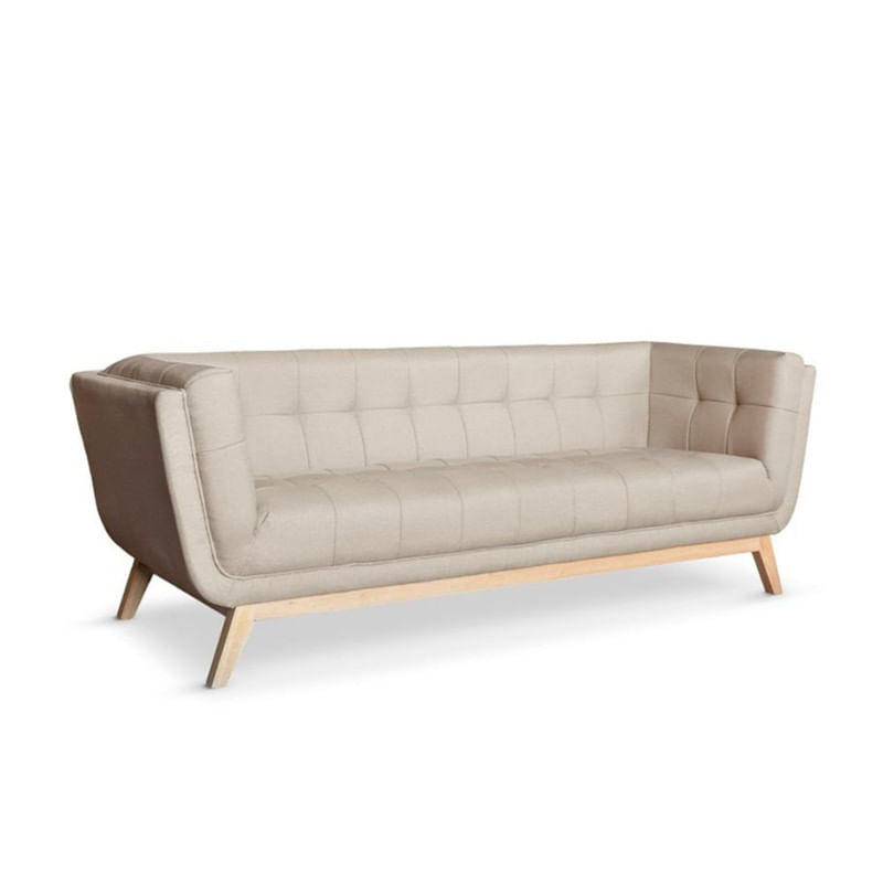 Sofá 3 Cuerpos Atenea Rabhé – Beige