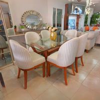 Juego de Comedor 6 Sillas Tracy – Beige