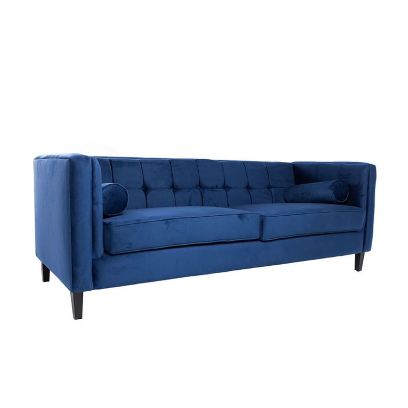 Sofá 3 Cuerpos Askar Rabhé – Azul