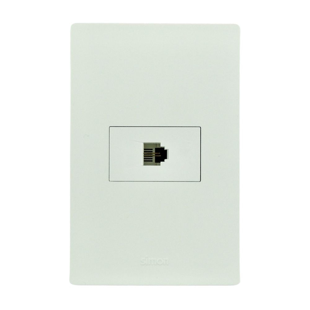 Toma Data S220 Rj45 Blanco Simon