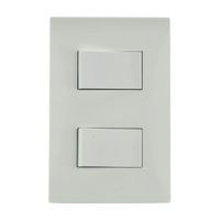 Conmutador Doble S220 Blanco Simon