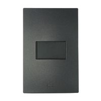 Conmutador Simple S220 Grafito Simon