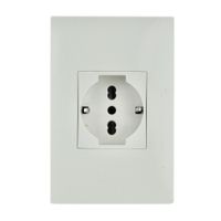 Tomacorriente Schuko S220 Blanco Simon