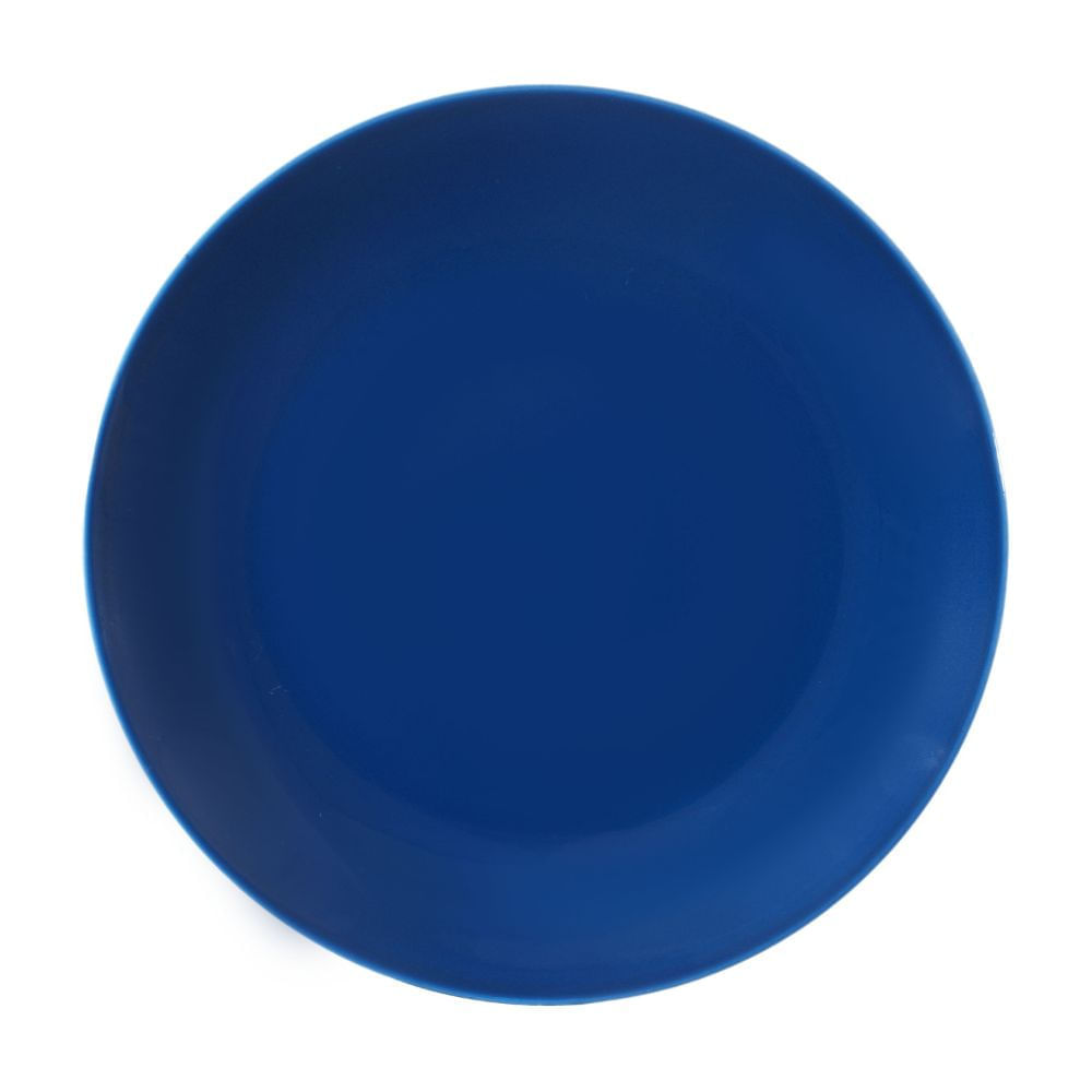 Plato De Postre 7.5"" Color Sólido Azul Orange