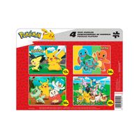 Pokemon Puzzle Set de 4 Modelos Pikachu Eevee