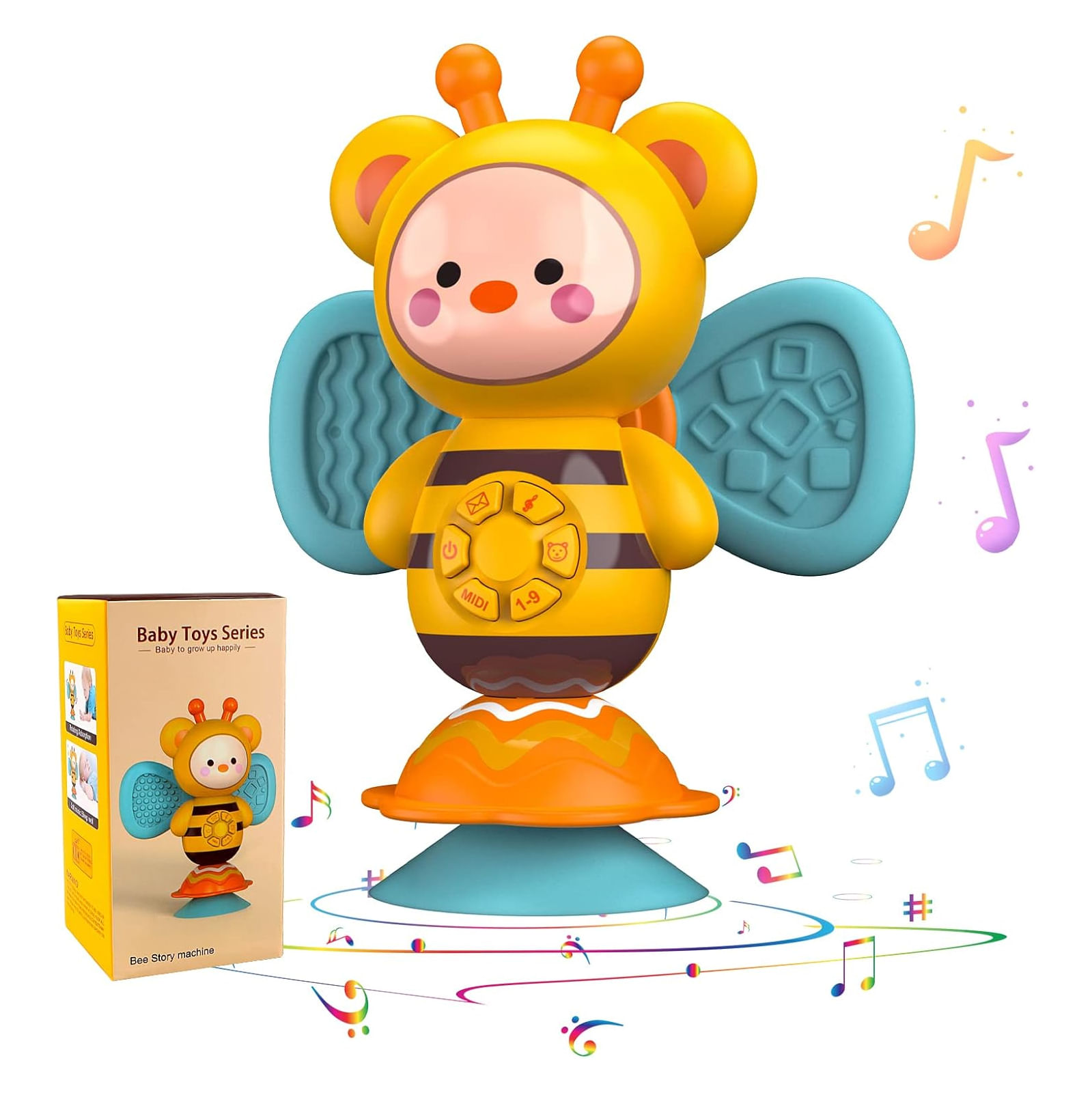 Juguete Sonaja Musical Abeja Musical con Luces