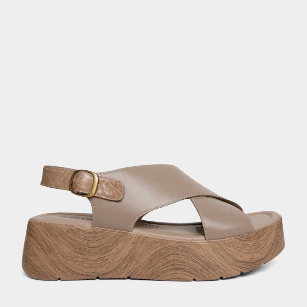 Sandalias Casuales Top Model Mujeres Tmo-N0007 Cuero