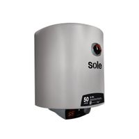 Terma eléctrica Sole Elite 50 litros, 1500W, para pared, gris SOLTEEL050C (MUNDO ELECTRONICO)