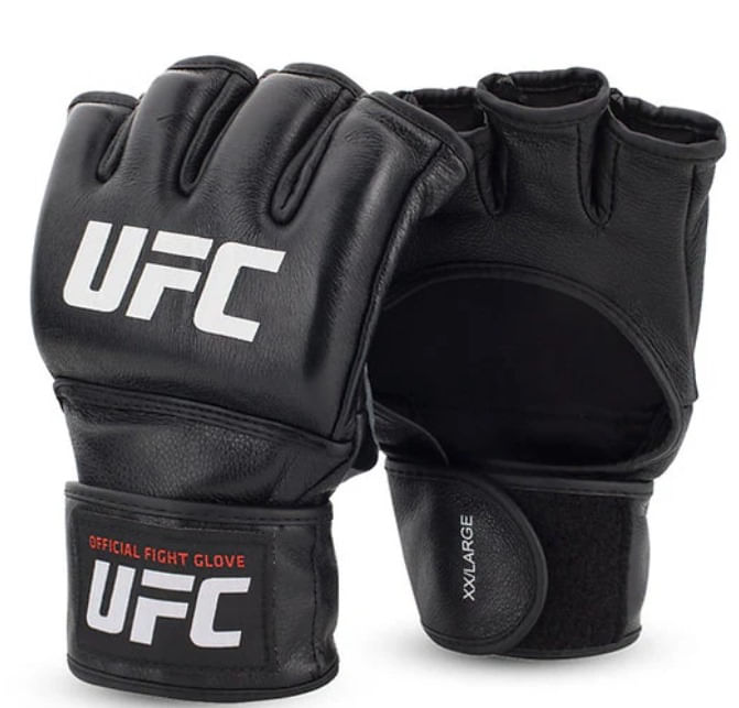 Guantes de MMA UFC Pro Negro - 100% Cuero