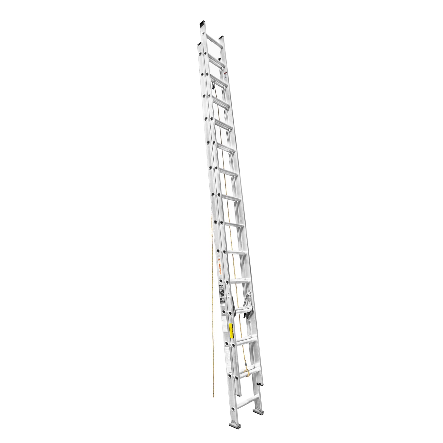 Escalera Telescopica 28 Peldaños capacidad de carga 150 Kg Truper