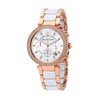 Reloj Michael Kors Mk5774 White And Rose Para Dama Original