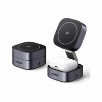 Cargador Ugreen inalámbrico Magsafe 2 en 1 Fast Wireless W702 35316