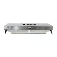 Campana Extractora Sole 60cm Nueva Roma TURE15CO, Filtro de Carbón y 3 Niveles de Extracción (MUNDO