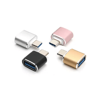 ADAPTADOR OTG USB TIPO C 3.1 MACHO A USB 3.0 HEMBRA - AMARILLO QUEMADO