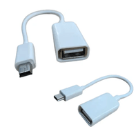 Cable Convertidor Adaptador Otg Mini Usb Macho V3 A Usb Hembra