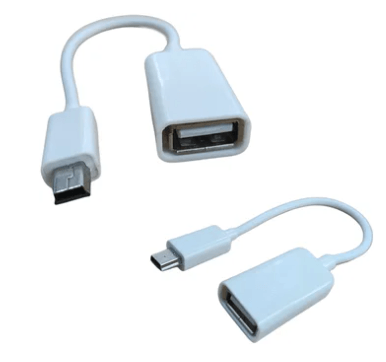 Cable Convertidor Adaptador Otg Mini Usb Macho V3 A Usb Hembra