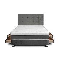 Kit Dormitorio Brave con 4 Cajones 2 plazas