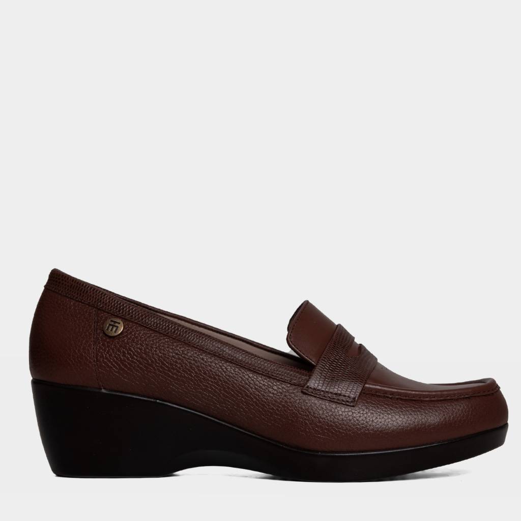 Mocasines Casuales Top Model Mujeres Tmo-N0021 Cuero