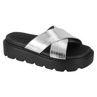 SANDALIAS NIÑA MOLEKINHA PLATA 2362.100.14710