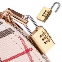Candado Seguridad Mochilas Casillero Maleta Viaje 3 Dígitos ch05B