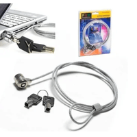 Cable Candado De Acero Con llave Para Laptop Notebooks Fk