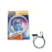 Cable Candado De Acero Con Clave Para Laptop Notebooks Fk