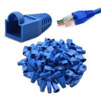 capuchon rj45 manga protectora plug rj45 capucha rj45 X 100 Unidades