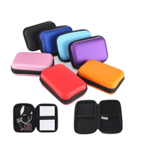 Funda Anti Golpes Case Disco Duro Externo 2.5 Cremallera - ROJO